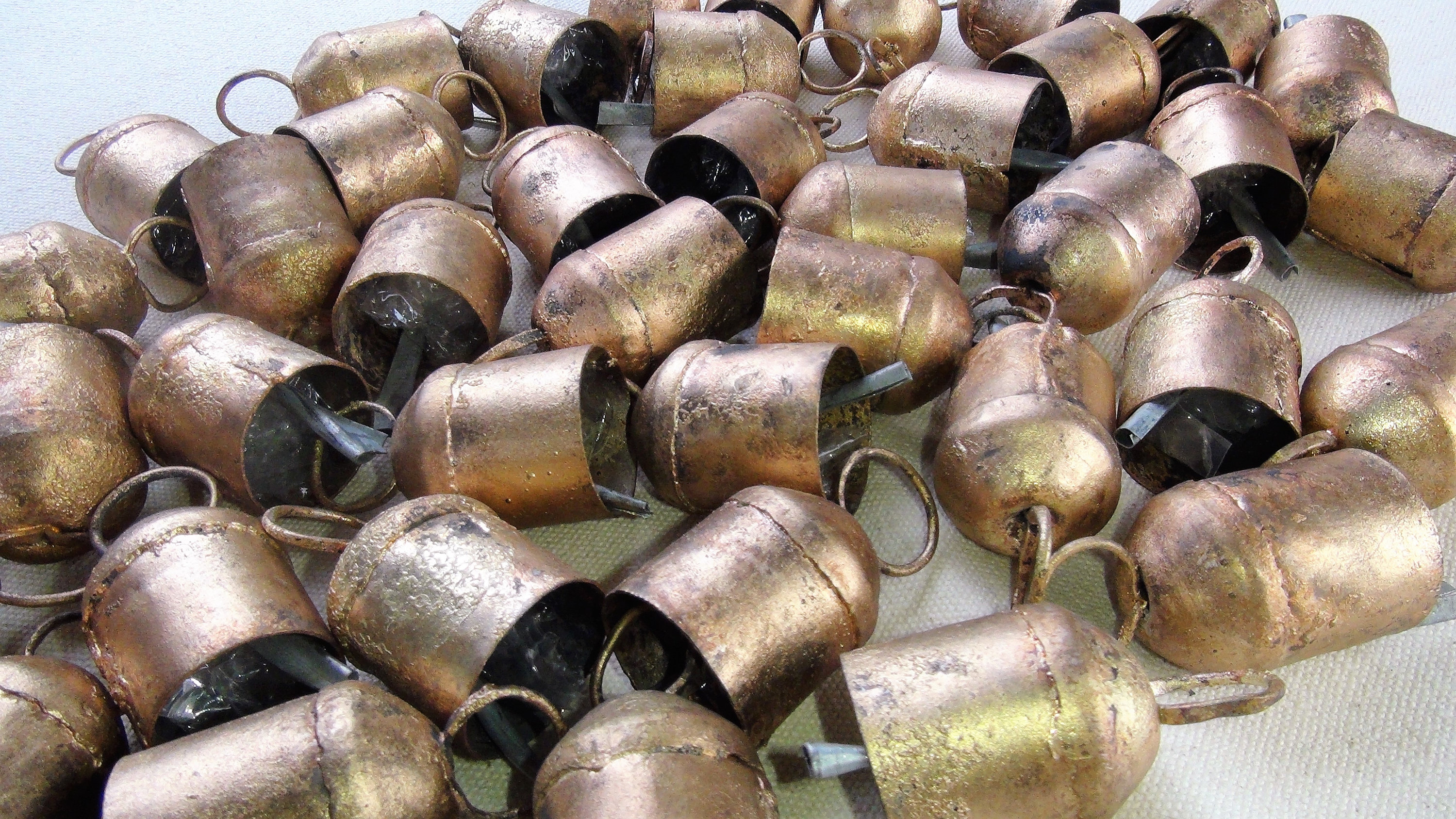 Wholesale Rustic Gold Bells-in Sets of 20, 50 or 100 Bells-for Weddings ...