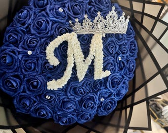 Personalized Glittered Mother’s Day Bouquet Foever Roses