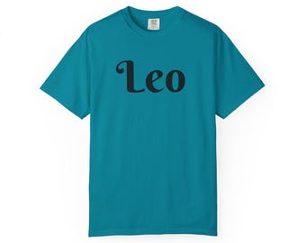 Leo script zodiac T-shirt | Astrology Tee