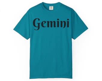 Gemini script zodiac T-shirt | Astrology Tee