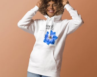 Estado de ánimo: Sudadera con capucha que manifiesta