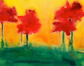 Original Abstract Painting: A Refreshing Turn of Events by Beth Slater Winnick