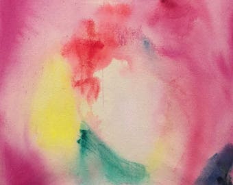 Colorful Abstract Original Painting: A Periphery of Good Intentions by Beth Slater Winnick