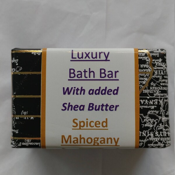 Spiced Mahogany Luxury Bath Soap