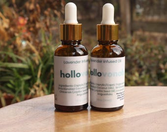 Aceite herbal con infusión de lavanda