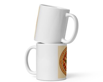 Pizza Napoletana Mug, Italian Food Lover Vintage Coffee Cup