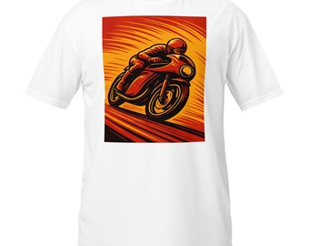 MotoGP Fan T-Shirt, Italian Motorcycle Racing Vintage Retro Poster Tee