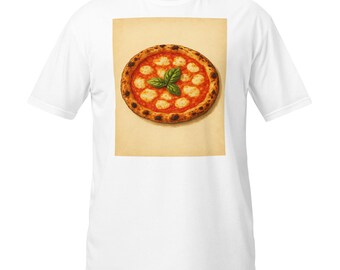 Pizza Napoletana T-Shirt, Italian Food Lover Vintage Art Tee