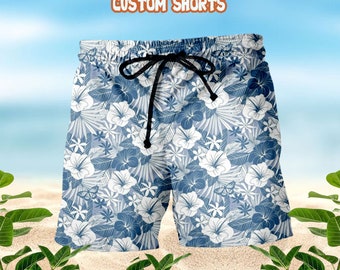 Personalized Swim Shorts, Custom Men/Women Swim Trunks, Summer Shorts, Beach Shorts With Face Photo, Gift For Him/Her