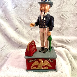 Uncle Sam Coin Bank - Etsy