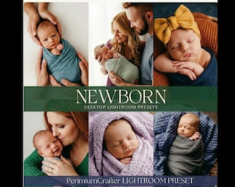 Newborn 100+ Lightroom Bundle Presets, Mobile and Desktop Lightroom Preset, Newborn Photography Instagram Filter, Minimalist Kids Presets