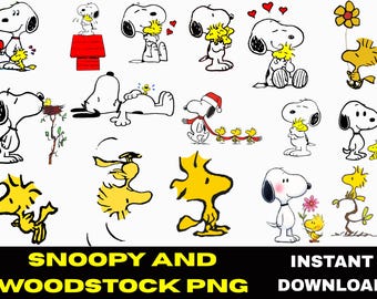 Snoopy PNG Bundle | Woodstock (Digital Download)