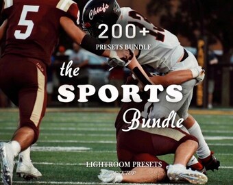200+ Sports Presets, Sport Lightroom Presets Mobile and Desktop: Fitness, Gym & Athlete Photo Filters