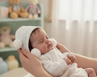 Realistic Reborn Baby Doll 20 Inch Soft Silicone Sleeping Newborn Collectible Toy