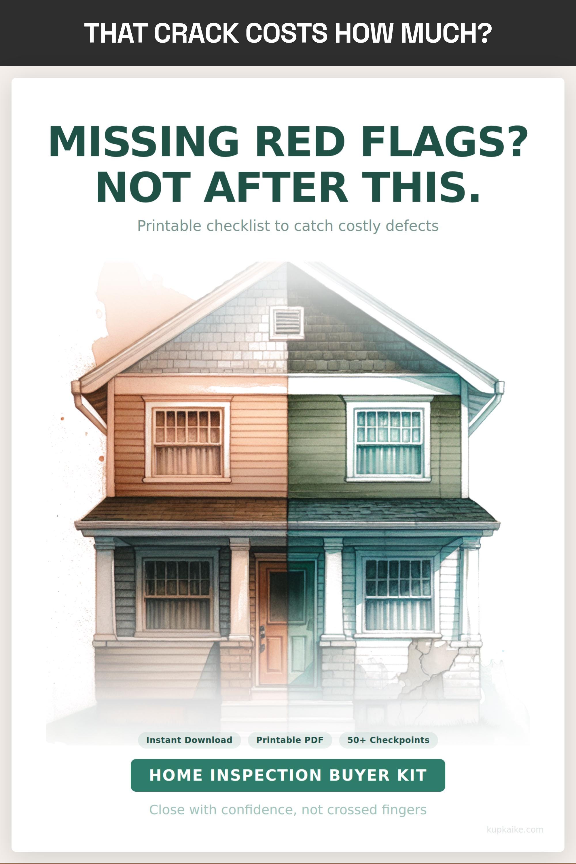 Checklist For Defect Home Inspection Checklist for Buyers - Catch Costly Defects Before You ...