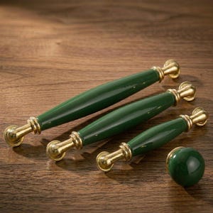 Pomelli per mobili in porcellana fatti a mano, maniglie per cassetti in cromo dorato, ferramenta per mobili in stile vintage moderno, pomelli per cassettiere da cucina.