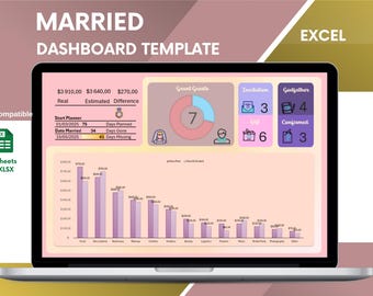 EXCEL CASADO | Descarga instantánea | Planificador