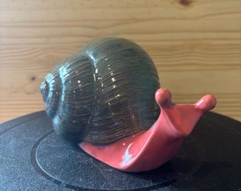 Ceramic Snail | Indoor or Outdoor Yard Decor