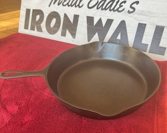 Sartén de hierro fundido Gorg Vintage Lodge de 3 muescas n.° 8