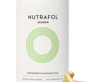 120 Count Women's Balance Hair Growth Supplements for Ages 45+ Glass Bottle