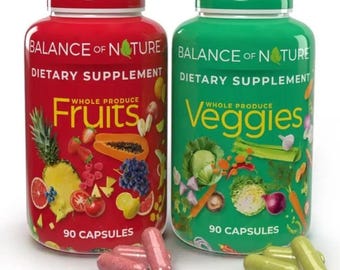 1 Pack, 90 Fruits and 90 Veggies Whole Food Supplement Superfood