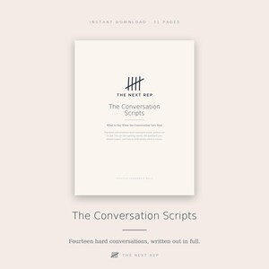 Manager Conversation Scripts, Employee Feedback Guide, Performance Template (PDF Download)