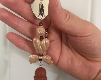 Telefoonbedel chocolade-ijs