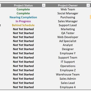 2026 Project Tracker | Project Tracker for Freelancers |Project Tracker for Small Businesses | Project Tracker for Content Creators