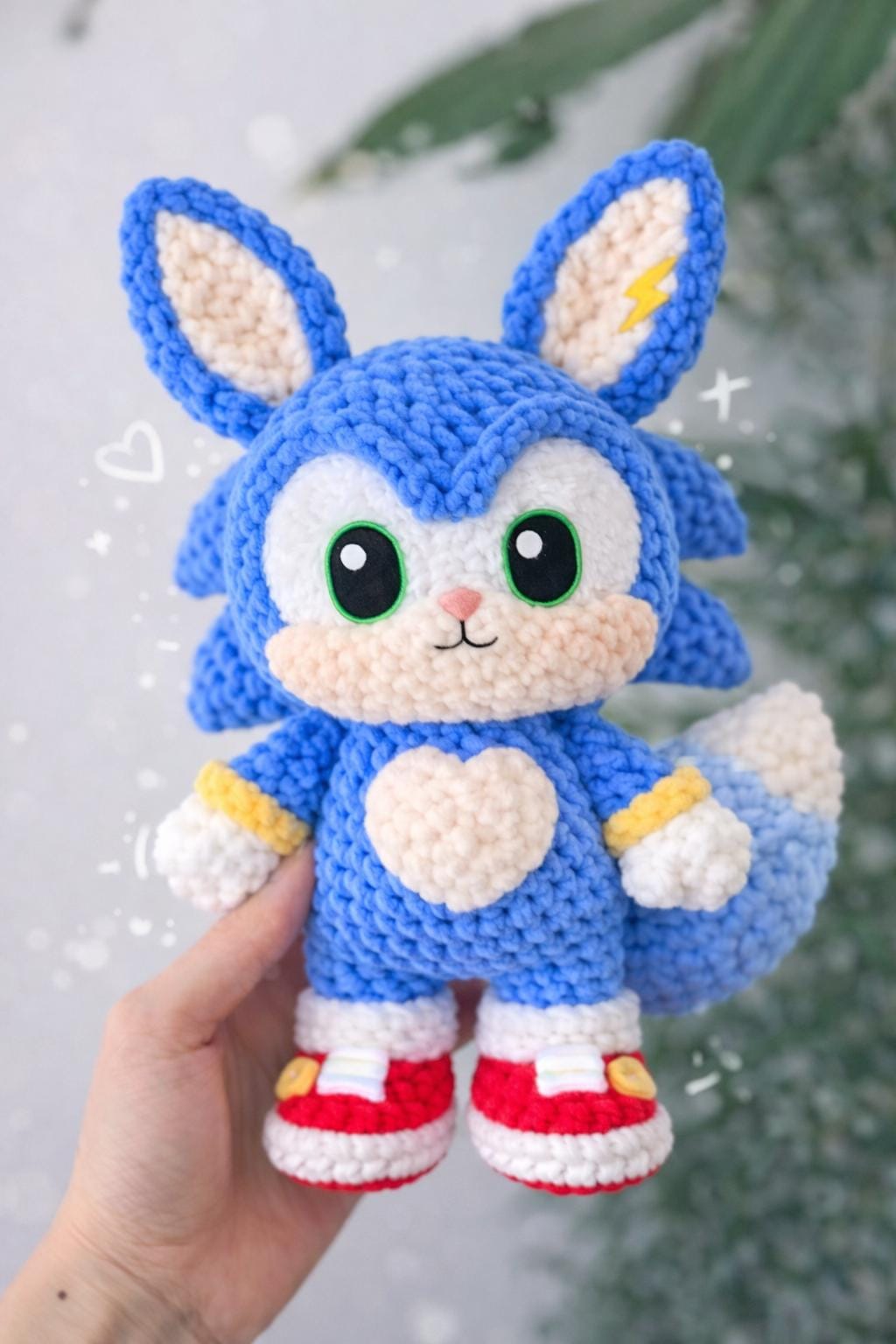 30 Sonic Crochet Patterns to Stitch for Fans of the Fastest Hedgehog 11 Sonic the Blue Hedgehog Plush Toy PDF Pattern