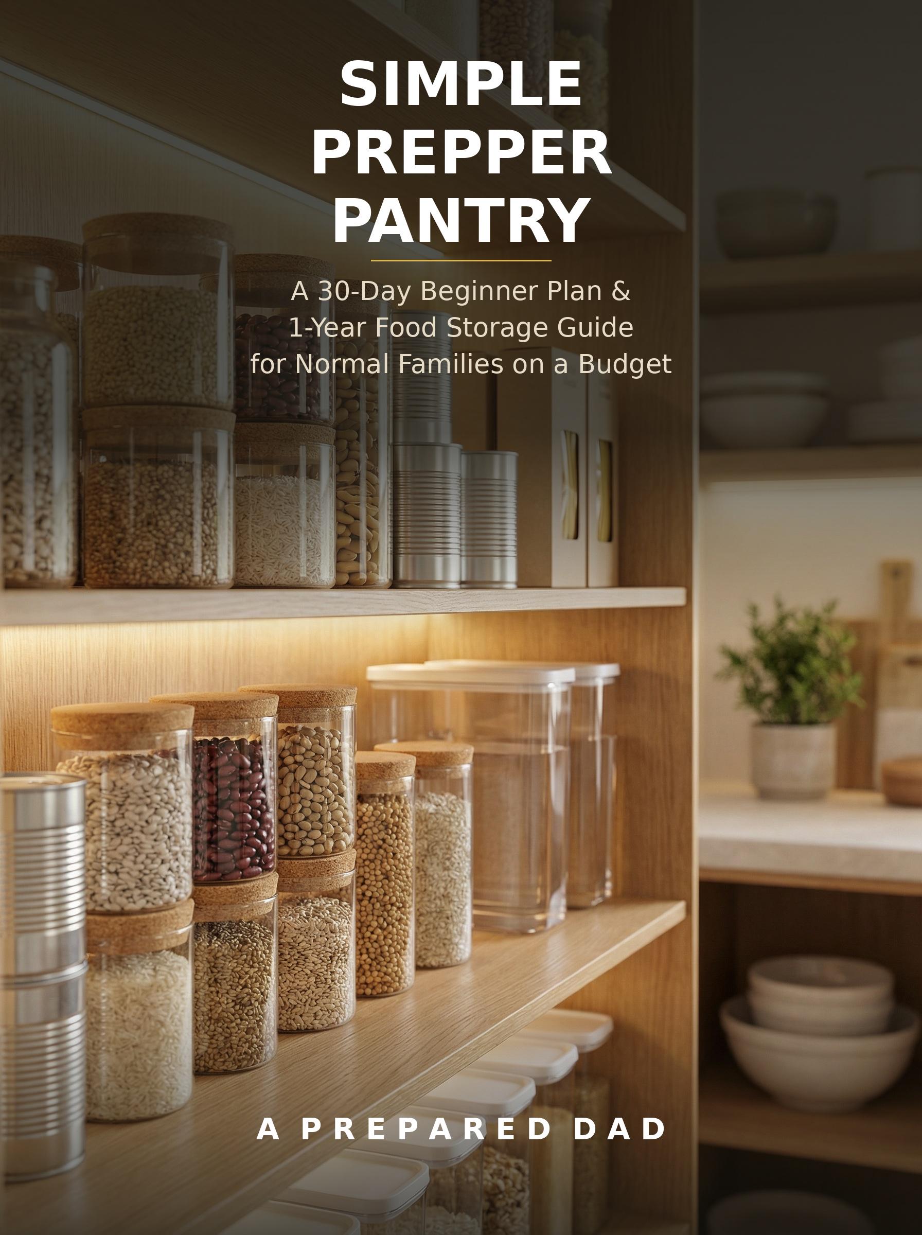 Prepper Storage Examples Simple Prepper Pantry. A Food Storage Guide for Normal Families on a ...