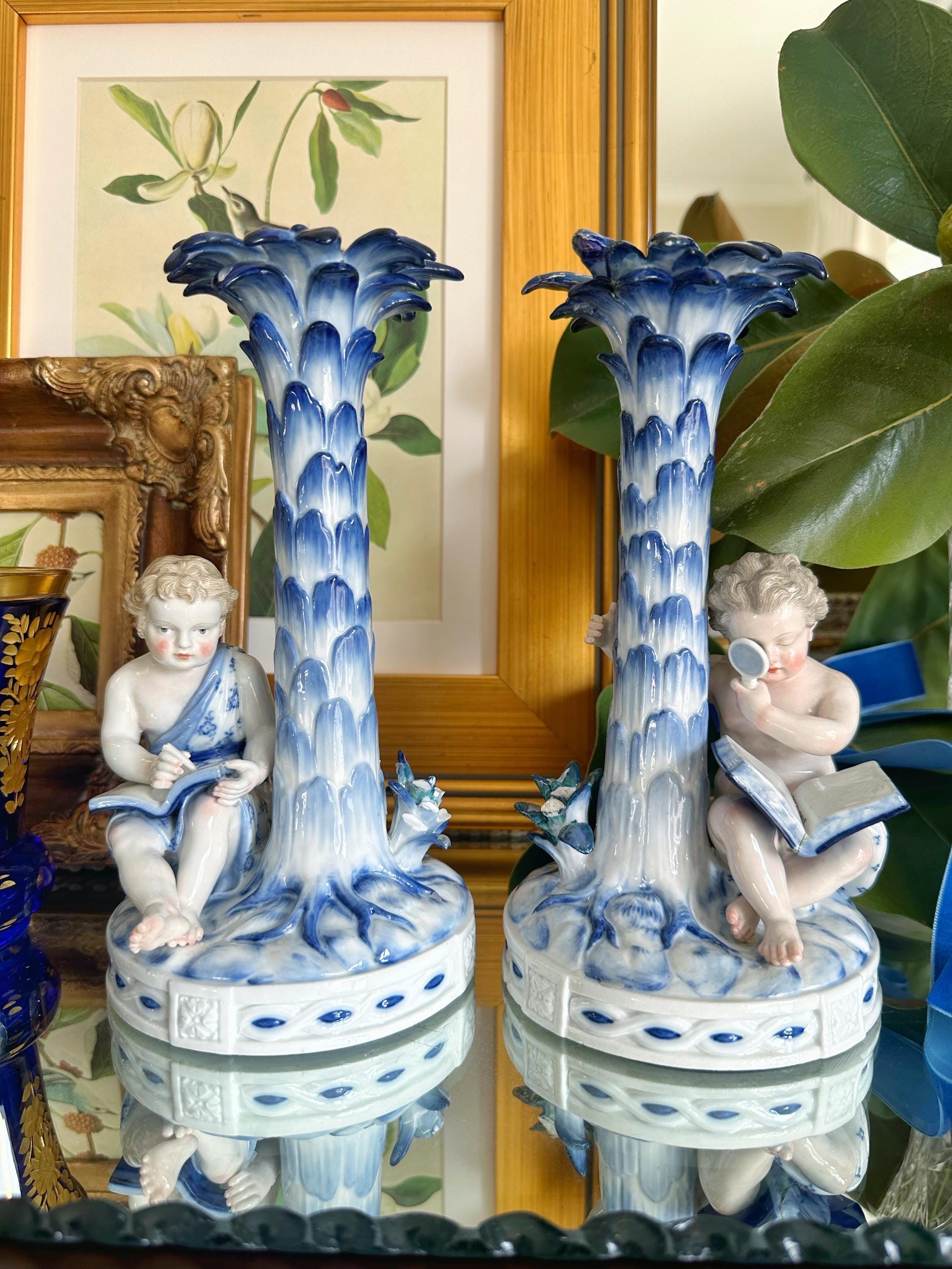 Meissen Candle - Etsy