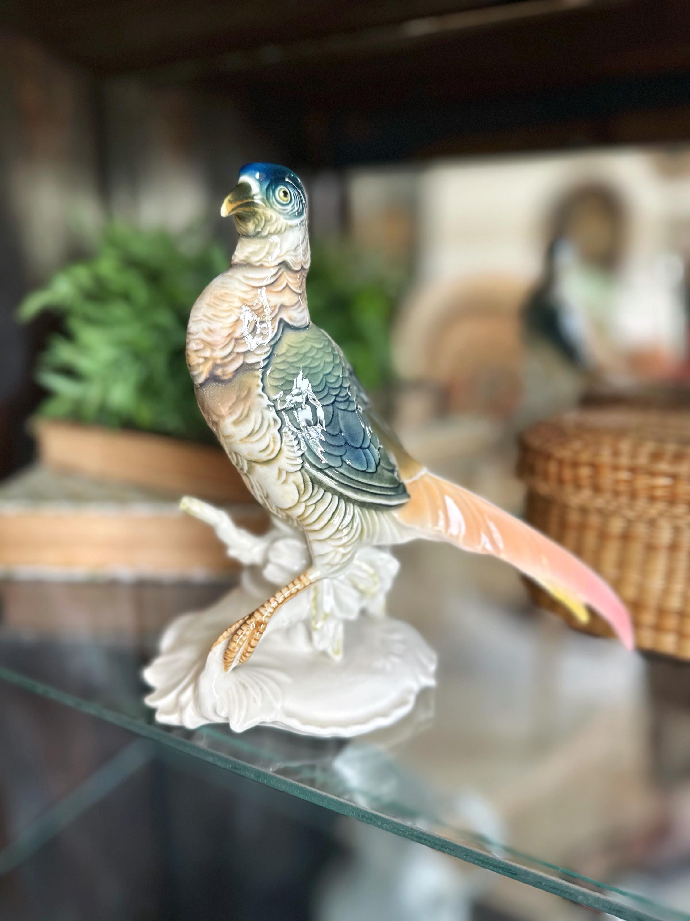 Karl Ens カール エンス オウム ヴィンテージ フィギュリン 19cm Karl Ens カール エンス オウム ヴィンテージ フィギュリン 19cm