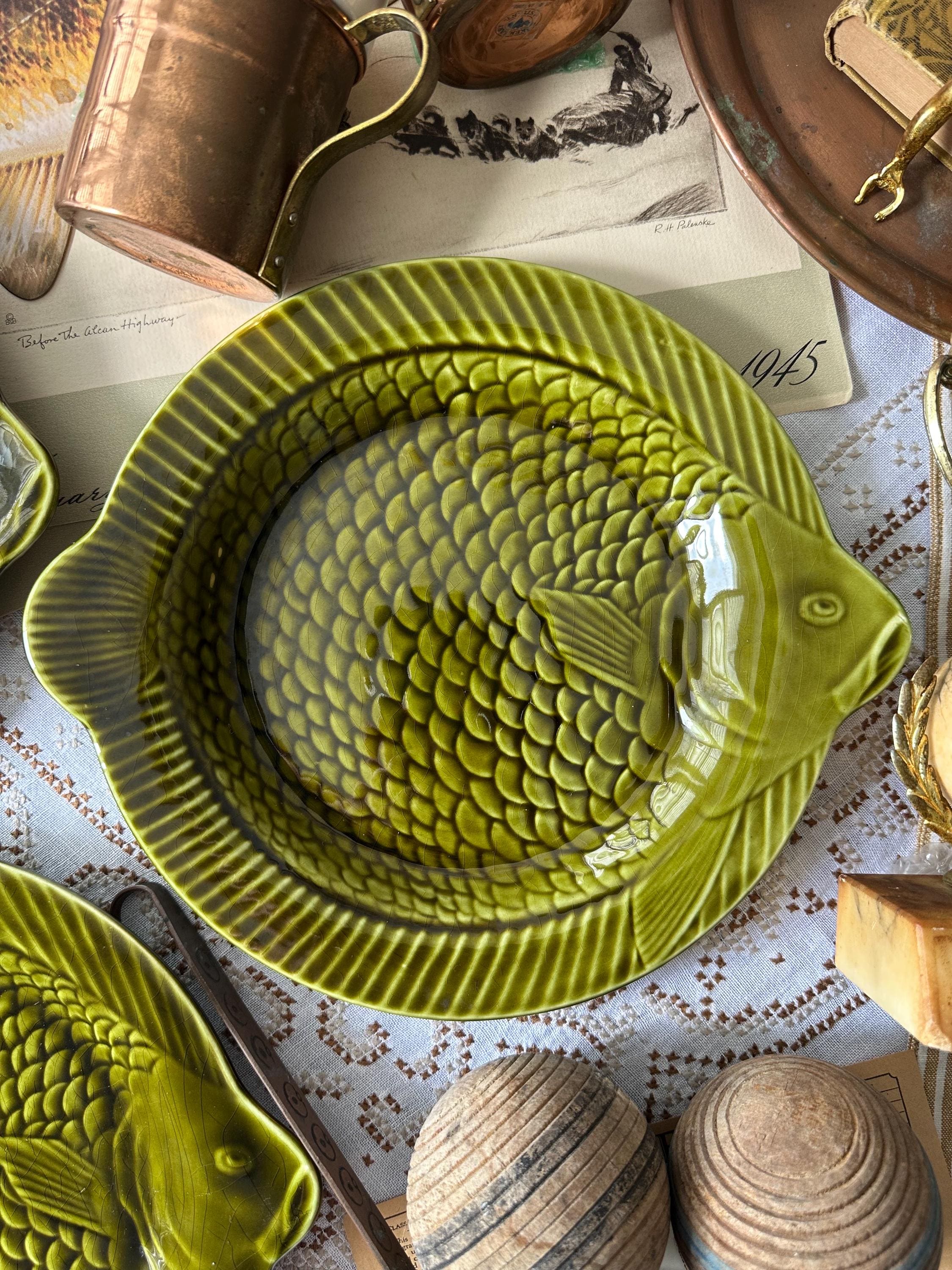 Sarreguemines Pottery Plates - Etsy