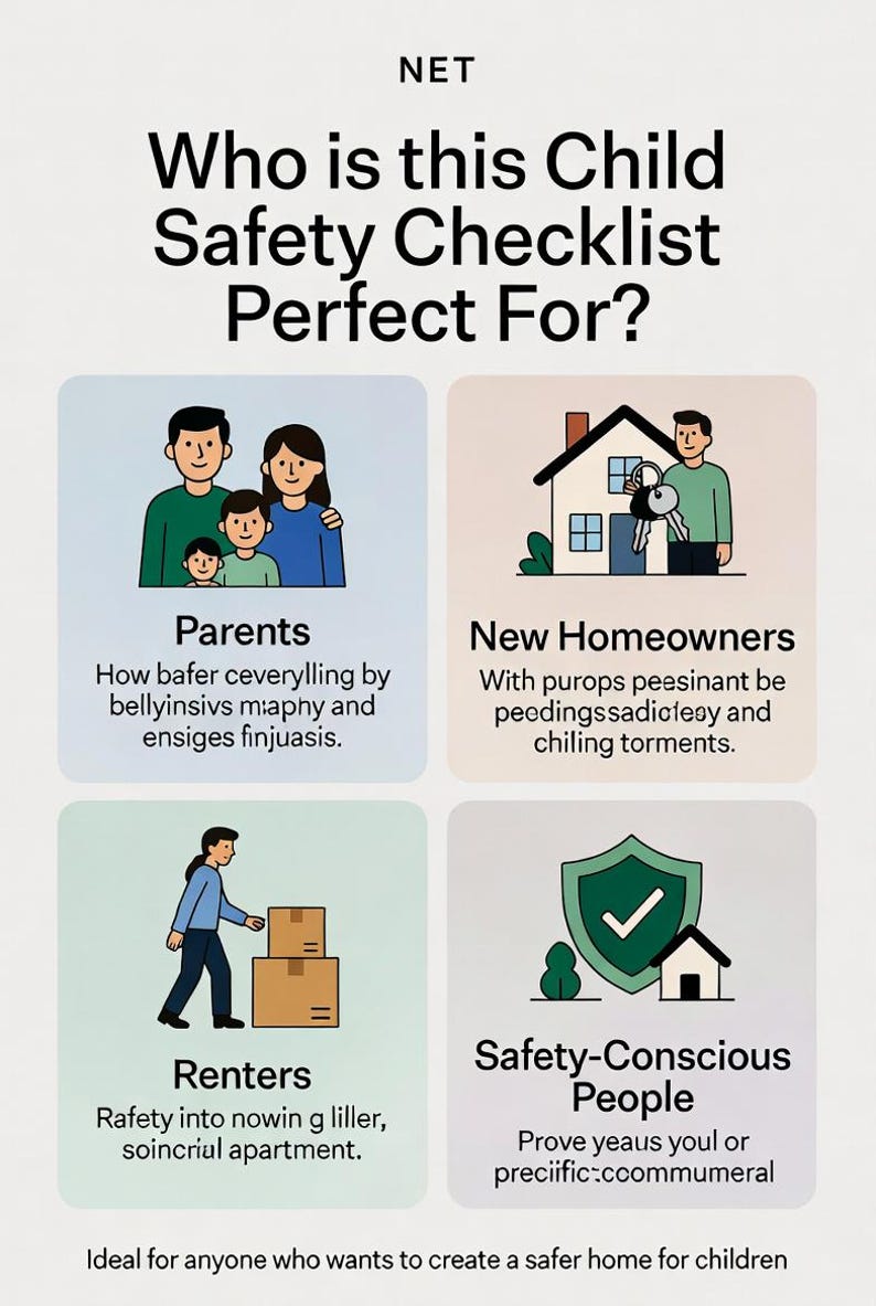 Home Safety Checklist PDF | Printable House Safety Guide for Families ...