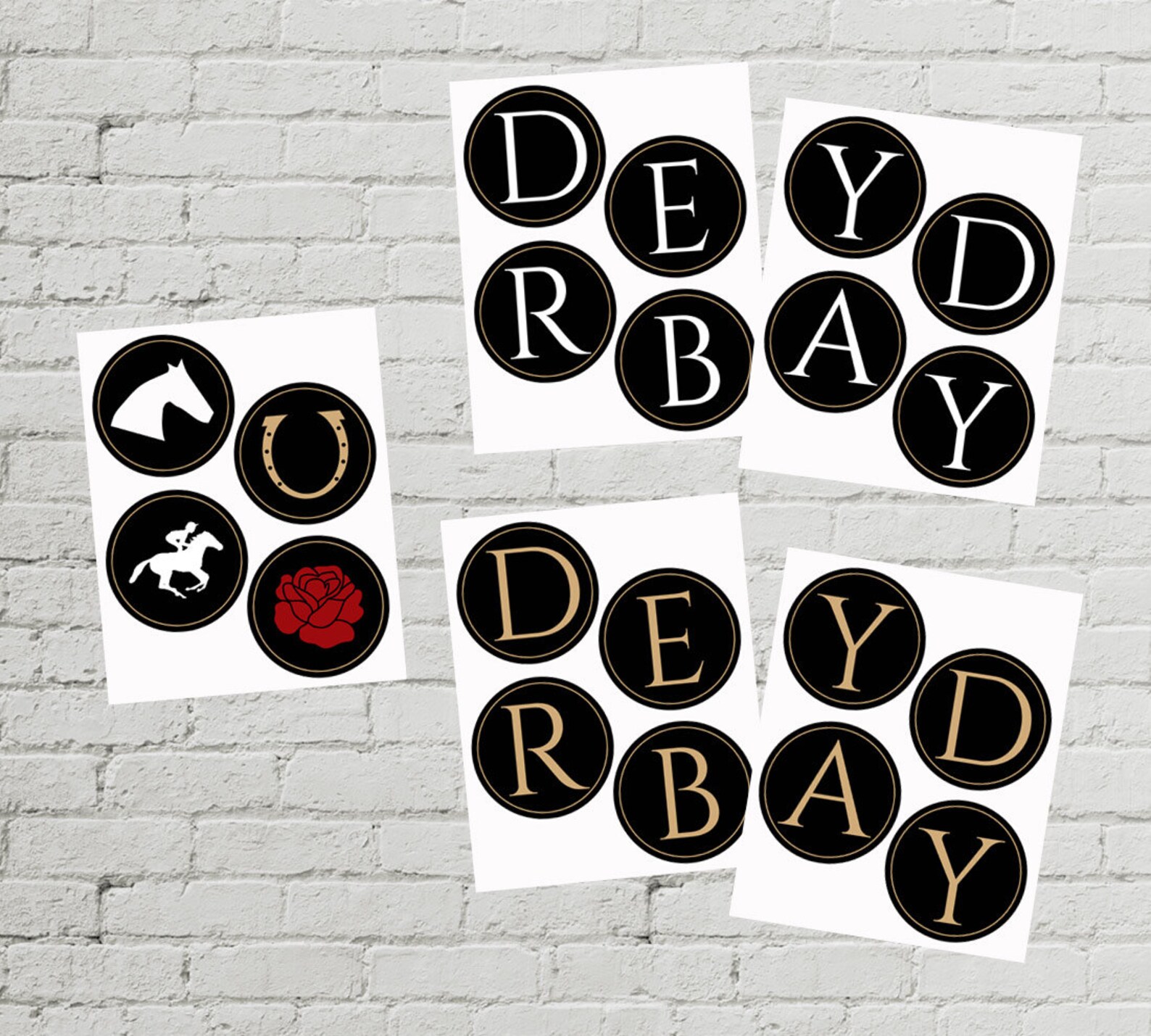 Kentucky Derby Party Pack Decorations Decor Digital Printable - Etsy