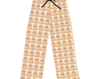 Niedliche Damen Muster Pyjama Hose | Allover-Druck
