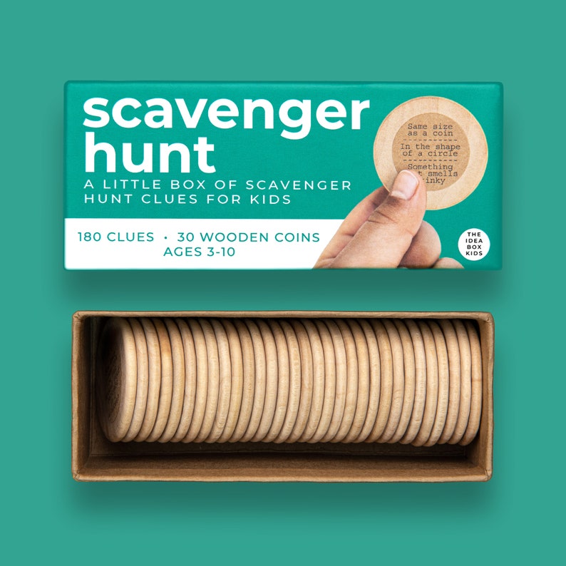 Scavenger Hunt Game for Kids, Family Game Night Clue Ideas, Preschool Activity, Educational Fun Activities, Indoor Play, Quiet Time 