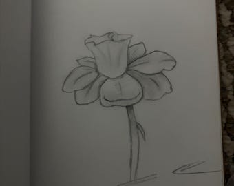 オーダーメイドの花の絵