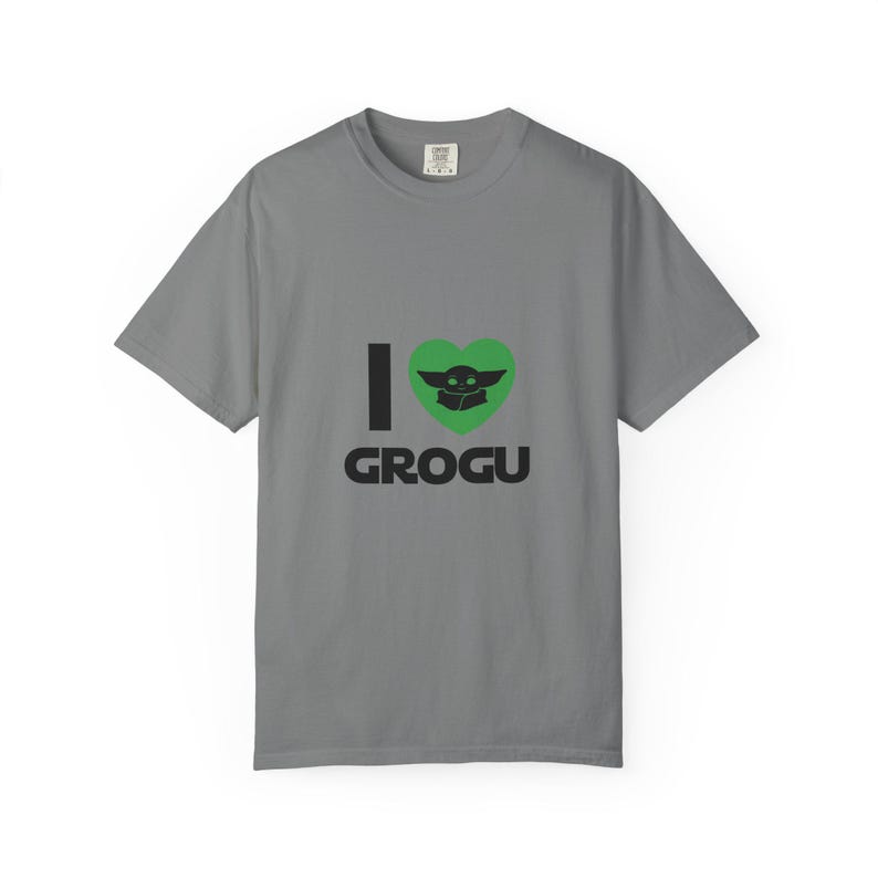 Camiseta "I Love Grogu" - Camiseta de Baby Yoda, linda camiseta de Mandalorian, idea de regalo para fans inspirada en Star Wars imagen 9