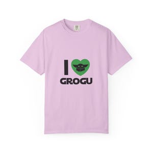 Camiseta "I Love Grogu" - Camiseta de Baby Yoda, linda camiseta de Mandalorian, idea de regalo para fans inspirada en Star Wars imagen 11
