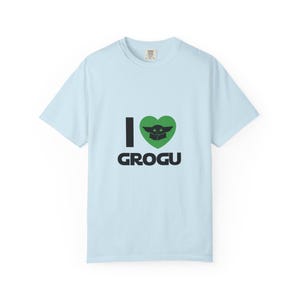 Camiseta "I Love Grogu" - Camiseta de Baby Yoda, linda camiseta de Mandalorian, idea de regalo para fans inspirada en Star Wars imagen 6