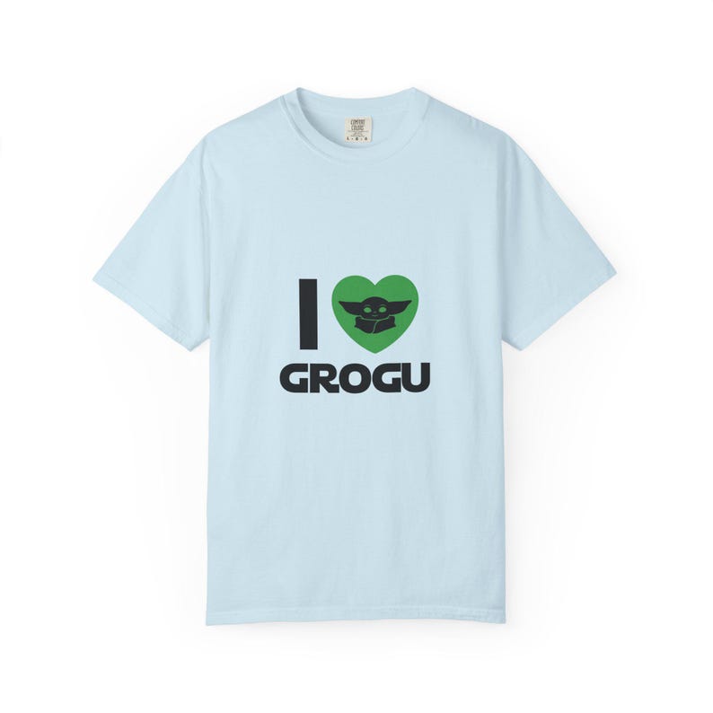 Camiseta "I Love Grogu" - Camiseta de Baby Yoda, linda camiseta de Mandalorian, idea de regalo para fans inspirada en Star Wars imagen 6