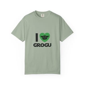 Camiseta "I Love Grogu" - Camiseta de Baby Yoda, linda camiseta de Mandalorian, idea de regalo para fans inspirada en Star Wars imagen 8