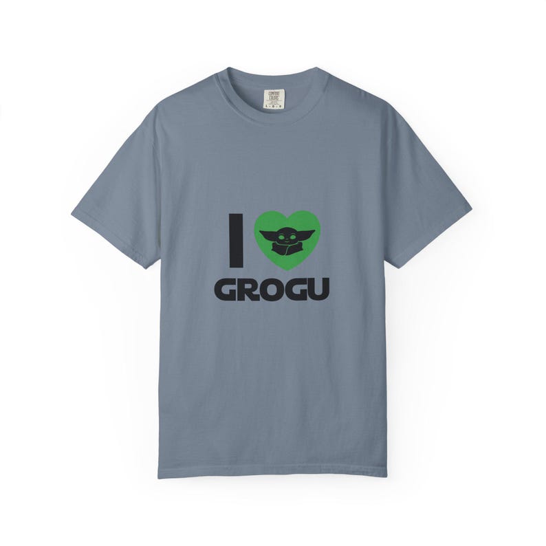 Camiseta "I Love Grogu" - Camiseta de Baby Yoda, linda camiseta de Mandalorian, idea de regalo para fans inspirada en Star Wars imagen 7