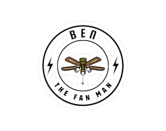 Ben The Fan Man, Vinyl Decal
