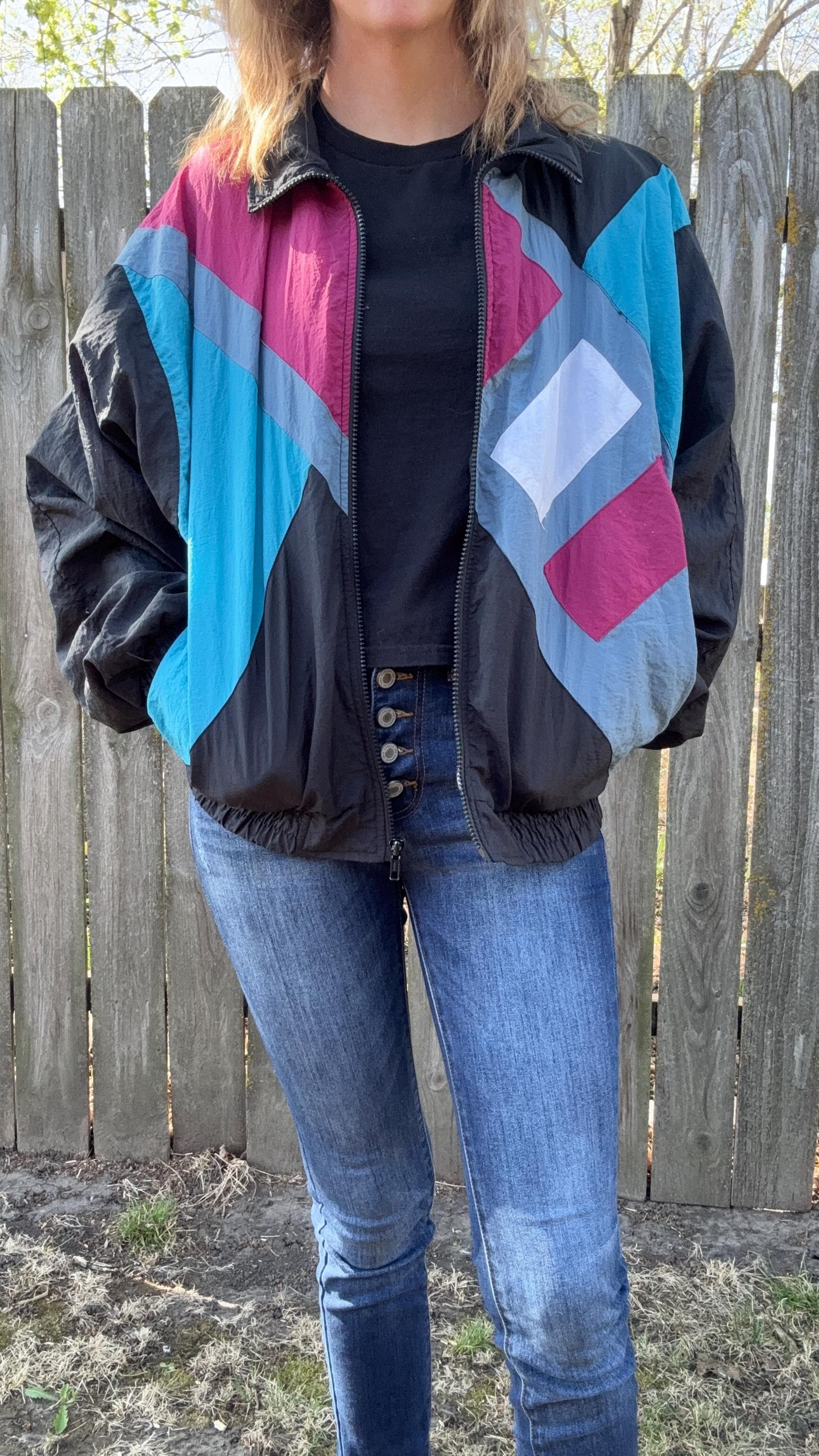 80's Wind Breaker - Etsy