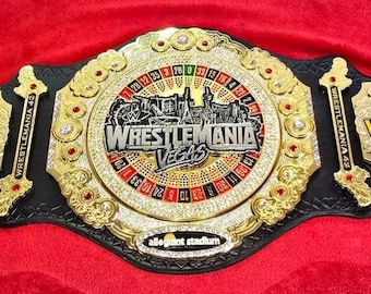 WrestleMania 42 Las Vegas WWE Customize spinner Replica Belt