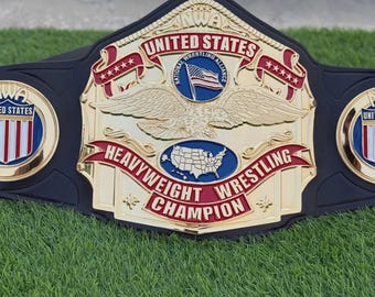 NWA United States Heavyweight Championship Title Belt Replica 5MM-Limited Edition Collector's Item