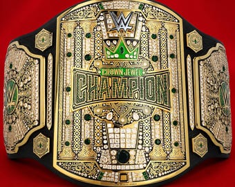 Luxury Crown Style Wrestling Championship Belt Replica
