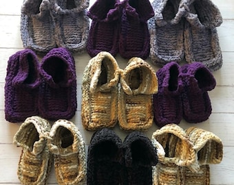 Cozy Hand-Knit Slippers